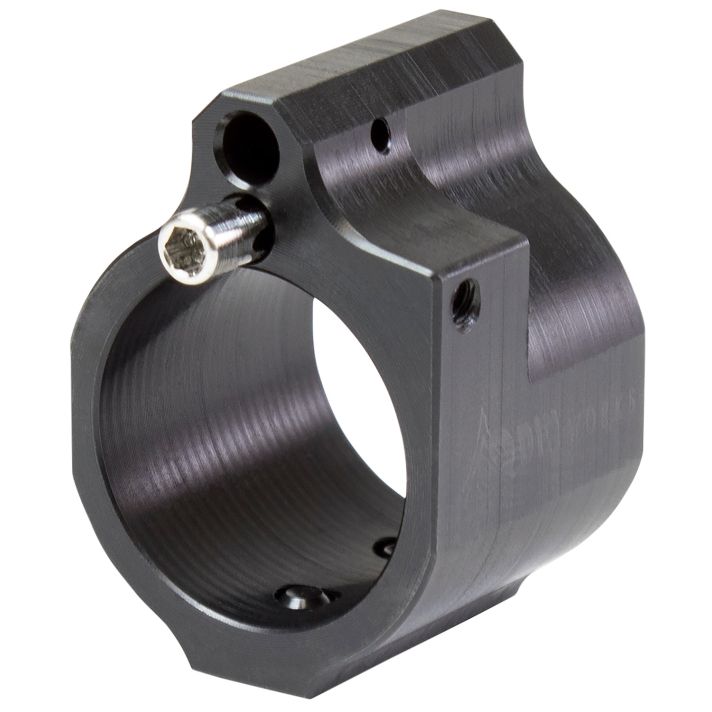 Odin Works GBADJ.875 Gas Block Low Profile .875" Black Nitride Carbon Steel