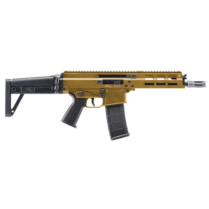 B&T Firearms 361657RAL APC Pro 5.56x45mm 30+1 10.50" Black Threaded Barrel, M-LOK Handguards, RAAL 8000 Aluminum Picatinny Rail Receiver, Black Polymer Grips, Ambidextrous