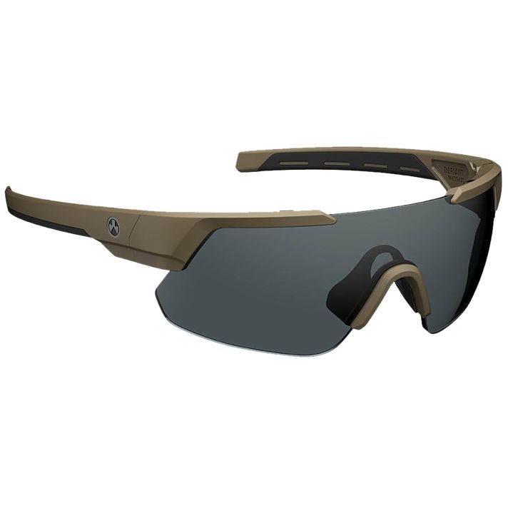 Magpul MAG104412451100 Defiant Eyewear Gray Lens Flat Dark Earth Frame