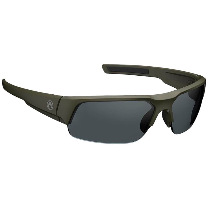 Magpul MAG109713151100 Helix Eyewear Gray Lens OD Green Frame