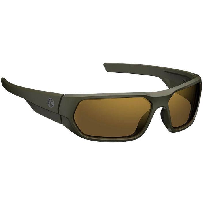 Magpul MAG114513152030 Radius Eyewear Bronze Gold Lens OD Green Frame