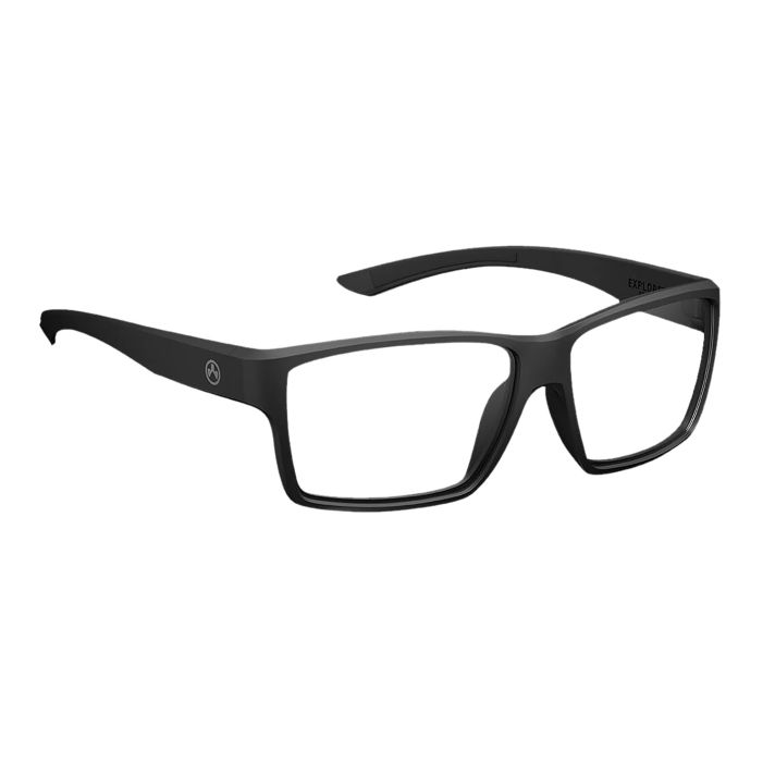 Magpul MAG114700011000 Explorer Eyewear Adult Clear Lens Black Frame