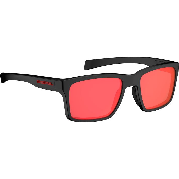 Magpul MAG12770011140 Rider Eyewear Gray Red Lens Black Frame