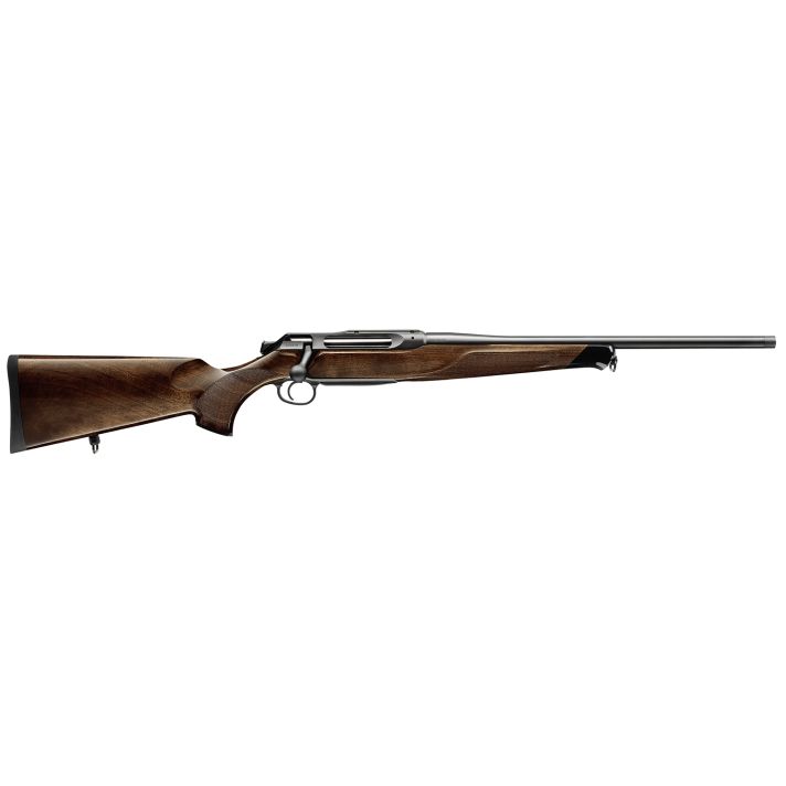 Sauer 80117096 505 Lux Full Size 30-06 Springfield 3+1 22" Matte Blued Threaded Barrel, Matte Blued Saddle Mount Steel Receiver, Grade 5 Wood Fixed Stock