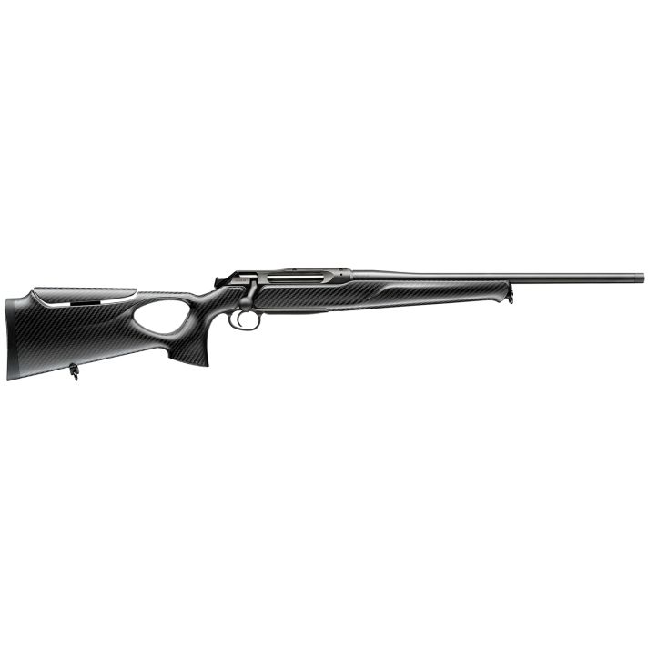 Sauer 80117129 505 Synchro XTC Full Size 30-06 Springfield 3+1 22" Matte Blued Threaded Barrel, Matte Blued Saddle Mount Steel Receiver, Black Thumbhole w/Adj Comb Carbon Fiber Stock