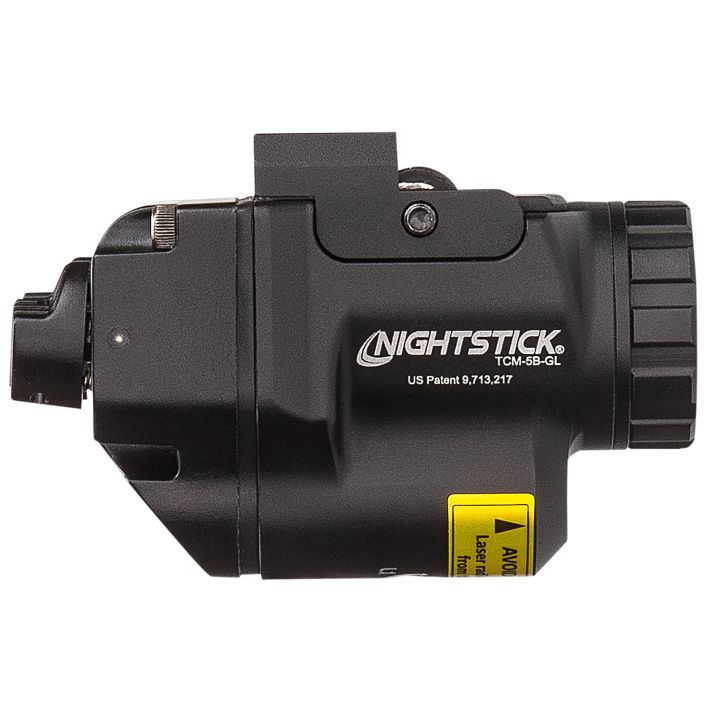 Nightstick TCM5BGL Subcompact Weapon Light with Green LaserBlack Anodized 650 Lumens White LED Glock/Sig Sauer/H&K/Ruger/Smith & Wesson M&P