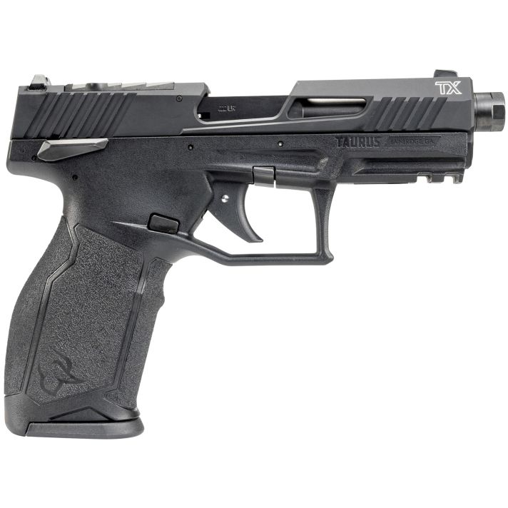 Taurus 1-2TX22P141-10 TX22 T.O.R.O Gen 2 Full Size Frame 22 LR 10+1 4.10" Matte Black Threaded Barrel, Black Cerakote Optic Ready/Serrated Slide, Polymer Frame w/Picatinny Rail, Right Hand