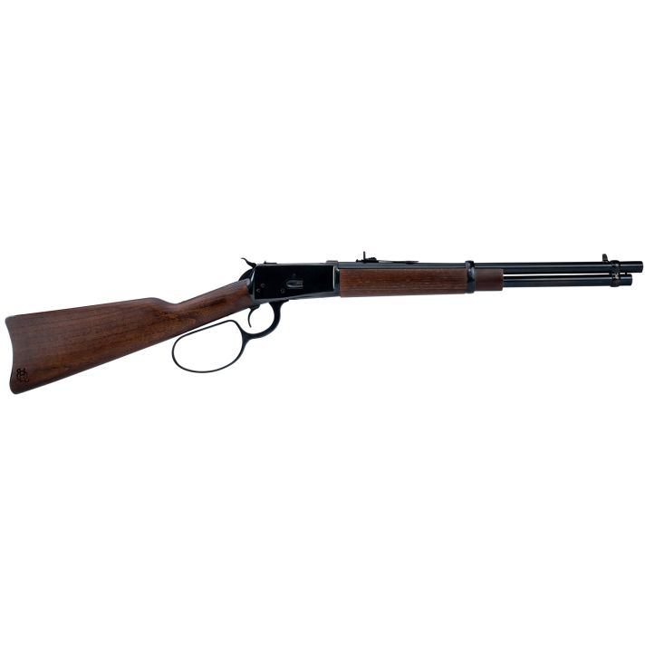 Heritage Mfg H92044161 92 Ranch Hand 44 Mag 8rd 16.50" Black Polished Steel Barrel, Black Polished Alloy Steel Receiver, Fixed Hardwood Stock
