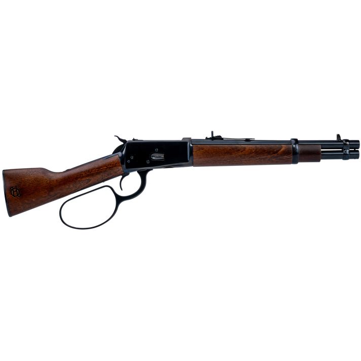 Heritage Mfg RH92357121 92 Ranch Hand 38 Special +P/357 Mag 6rd 12" Black Oxide Steel Barrel & Receiver, Fixed Hardwood Stock