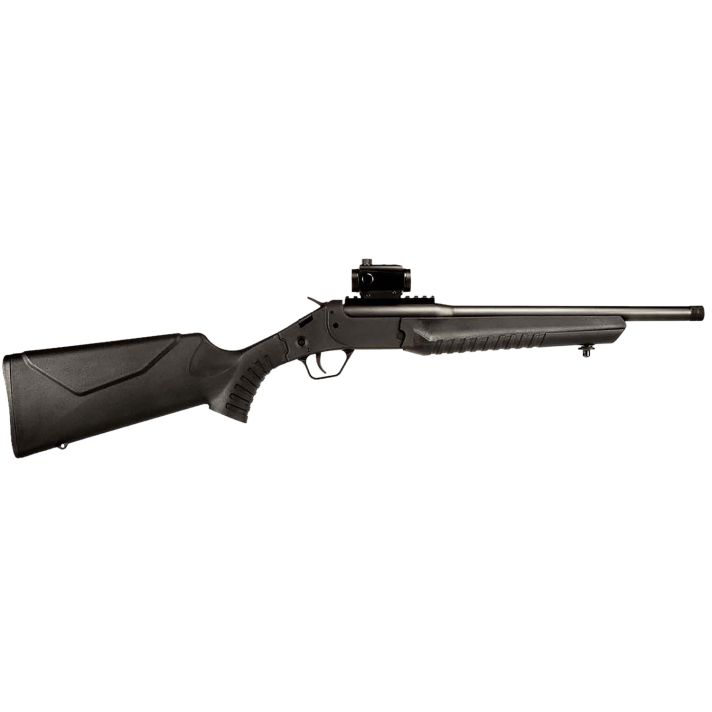 Rossi LWC300BBKRD LWC w/Optic 300 Blackout 1rd 16.50" Black Oxide Threaded Barrel, Black Picatinny Rail Steel Receiver, Black Fixed Synthetic Stock, Crimson Trace CTS103 Red Dot
