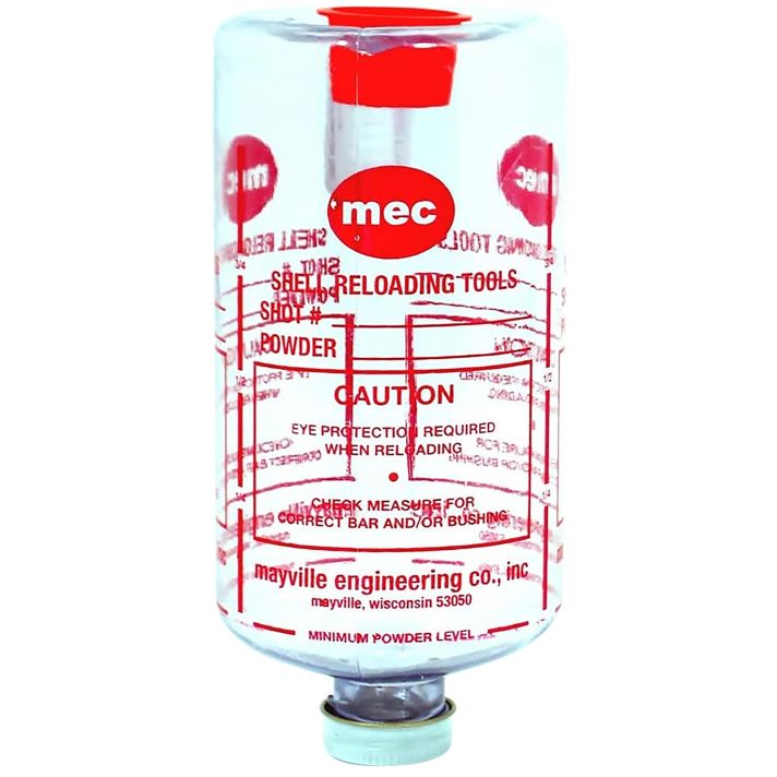 MEC Outdoors 301L13X Replacement Bottle Size Small Clear Hard Plastic