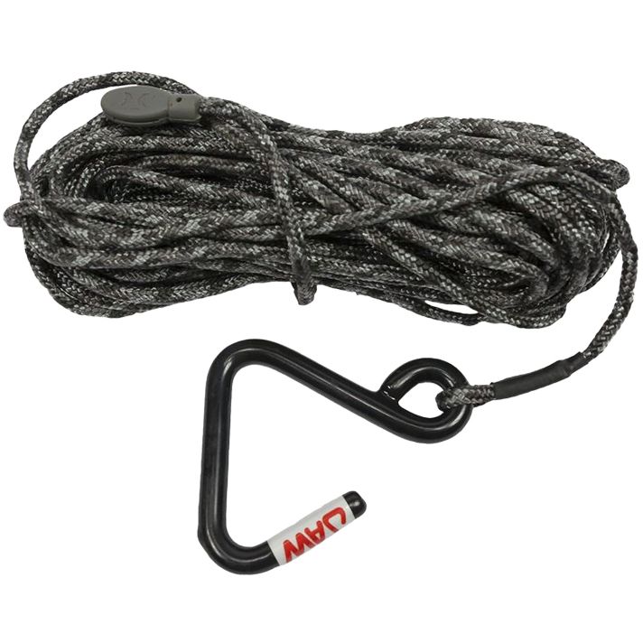 Hawk HWK-HA3032 Jaw Hook Hoist Rope Black 35' Long