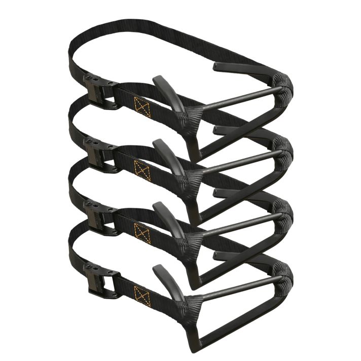 Muddy MUD-MSS-4PK Micro Stagger Step Black Steel Nylon