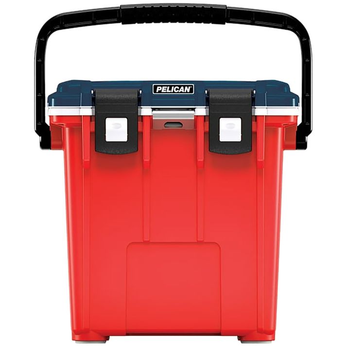 Pelican 20Q5REDBLUWHT Personal Cooler Elite Red/White/Blue Polypropylene 20 QT