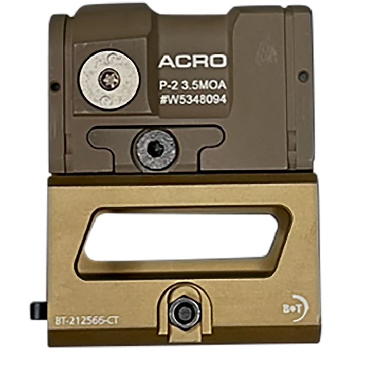 B&T Firearms AP200777FDEM Aimpoint ACRO P-2Flat Dark Earth 1 x 0.59" x 0.59" 3.5 MOA Red Dot