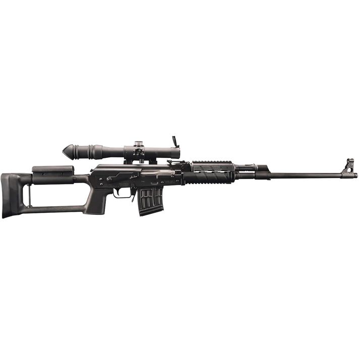 Zastava Arms Usa SR91762 M91 w/Optic 7.62x54mmR 10+1 24" Black Nitride Threaded Barrel, Black Anodized Picatinny Rail Steel Receiver, Black Synthetic Ergonomic Stock, 4x24 Rifle Scope