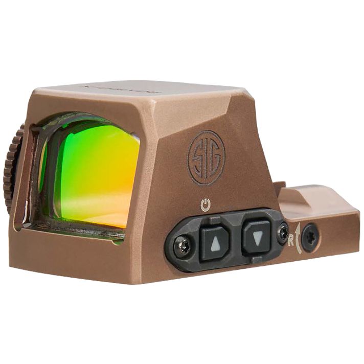 Sig Sauer Electro-Optics SORX1002 Romeo-X Pro Flat Dark Earth 1 x 24 mm 2 MOA Red Dot/32 MOA Circle