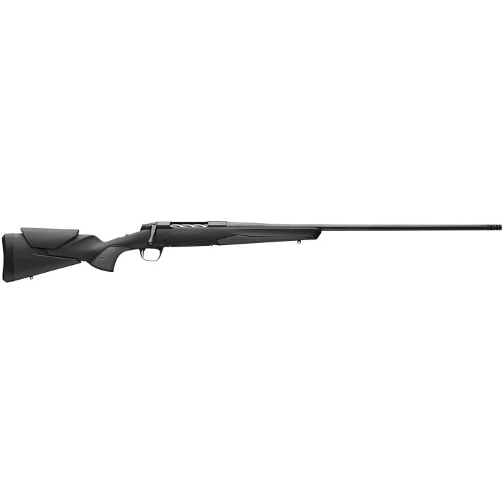 Browning 036003298 X-Bolt 2 Hunter Full Size 7mm PRC 3+1 24" Matte Black Threaded Sporter Barrel, Matte Black Drilled & Tapped Steel Receiver, Black Adjustable Vari-Tech w/Grip Module Synthetic Stock