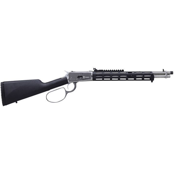 Citadel CIT357LVRSS Levtac-92Full Size 357 Mag 8+1 16.50" Stainless Threaded Barrel, Picatinny Rail Stainless Steel Receiver, M-LOK Forend Black Synthetic Stock, Right Hand