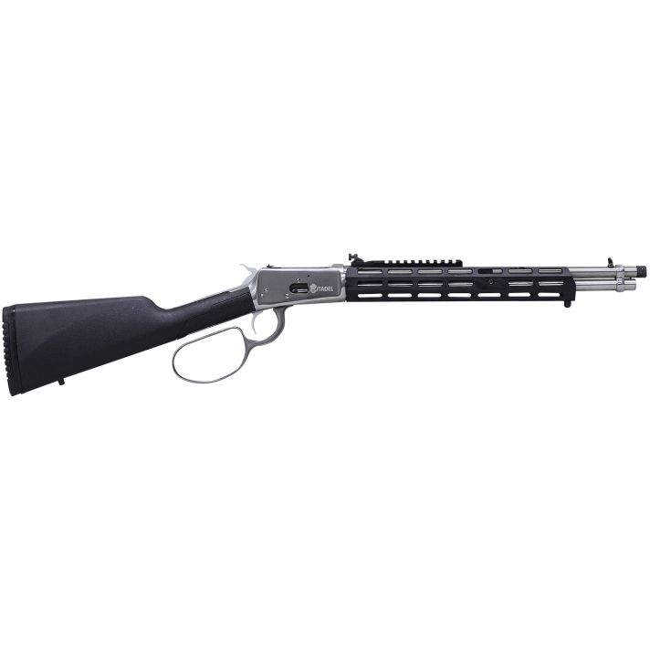 Citadel CIT45LCLVRSS Levtac-92Full Size 45 Colt (Long Colt) 8+1 16.50" Stainless Threaded Barrel, Picatinny Rail Stainless Steel Receiver, Black Fixed Synthetic Stock, Right Hand