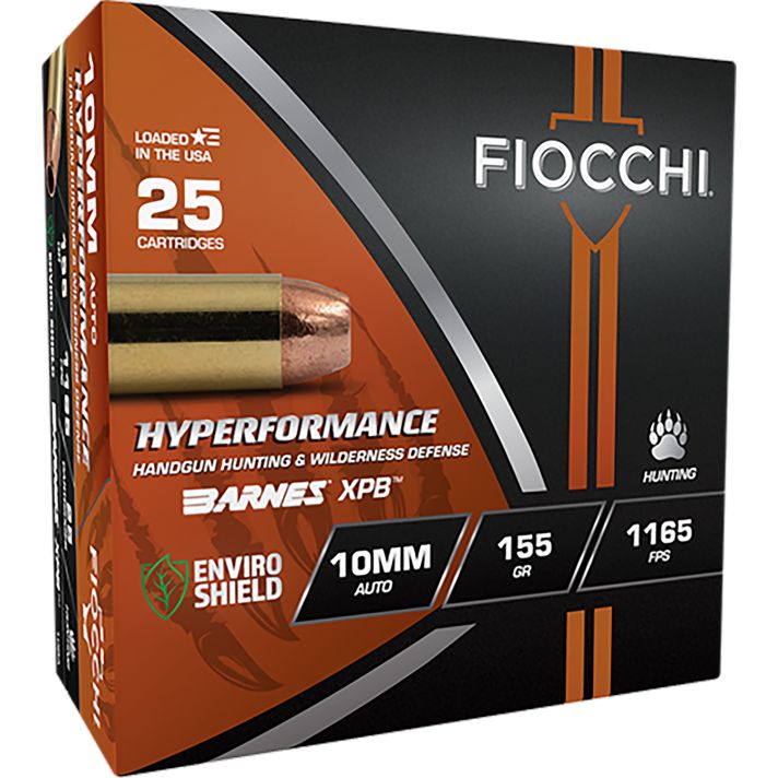 Fiocchi 10BA Hyperformance10mm 155gr XPB 25 Per Box/8 Case