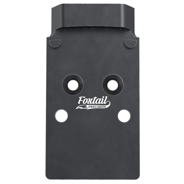 Foxtail Precision 100001 Red Dot Adapter Plate for Optics-Ready PistolBlack Anodized CZ P10