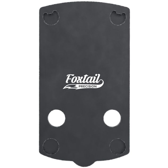 Foxtail Precision 100009 Red Dot Adapter Plate for Optics-Ready PistolBlack Anodized Glock 43X/48 MOS Springfield Armory OSP