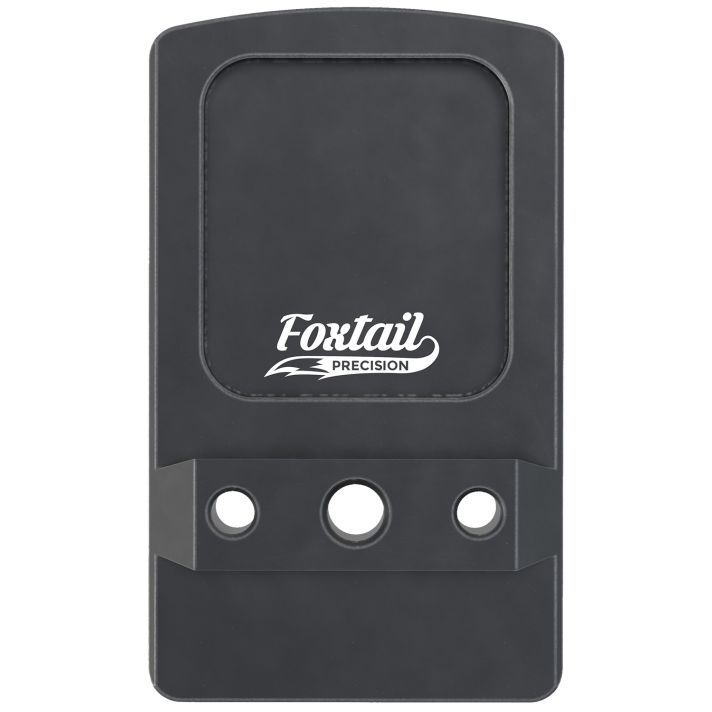Foxtail Precision 100014 Rear Sight Dovetail Optic Adapter Plate for non MOS GlockBlack Anodized Glock Non MOS