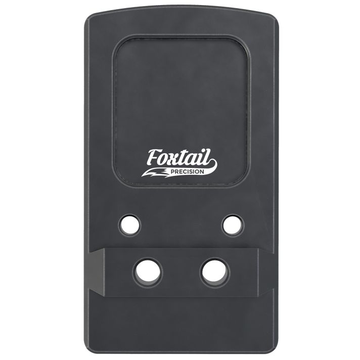 Foxtail Precision 100015 Rear Sight Dovetail Optic Adapter Plate for non MOS GlockBlack Anodized Glock Non MOS