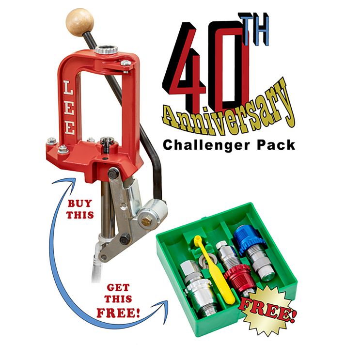 Lee Precision 92135 Challenger Press 40th Anniversary w/Breech Lock 45 ACP Dies