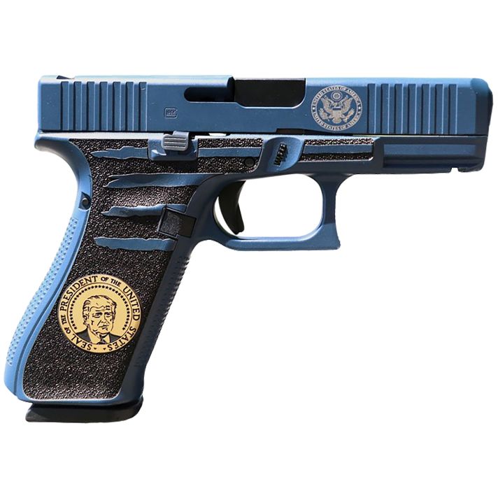 Glock PA455S204MOSPRESBLU G45 Gen5 MOS Compact Frame 9mm Luger 17+1 4.02" Black GMB Barrel MOS Cut/Serrated Steel Slide Polymer Frame w/Picatinny Rail Ambidextrous
