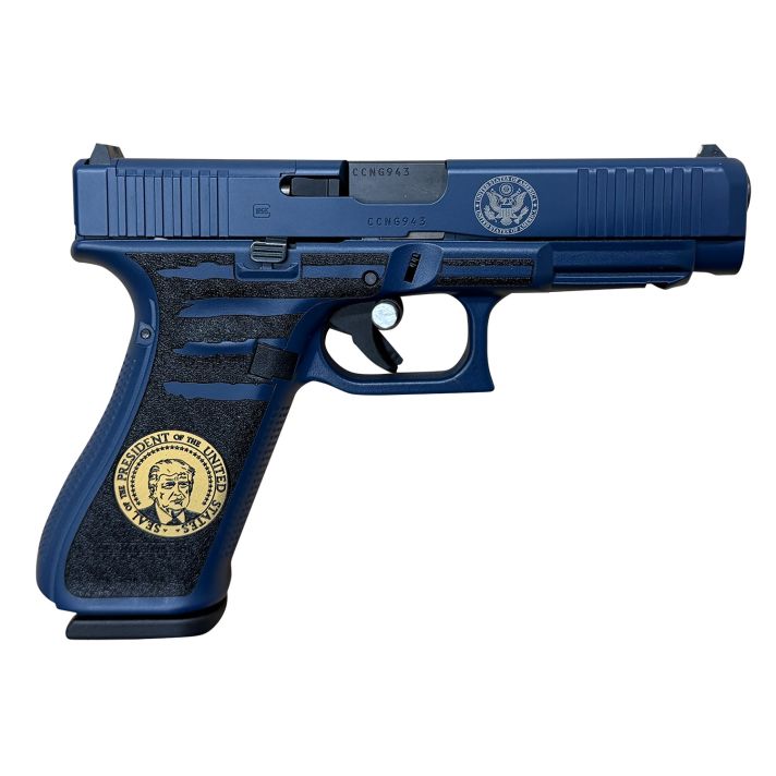 Glock PA475S204MOSPRESBLU G45 Gen5 MOS Compact Frame 9mm Luger 17+1 4.02" Black GMB Barrel MOS Cut/Serrated Steel Slide Polymer Frame w/Picatinny Rail Ambidextrous