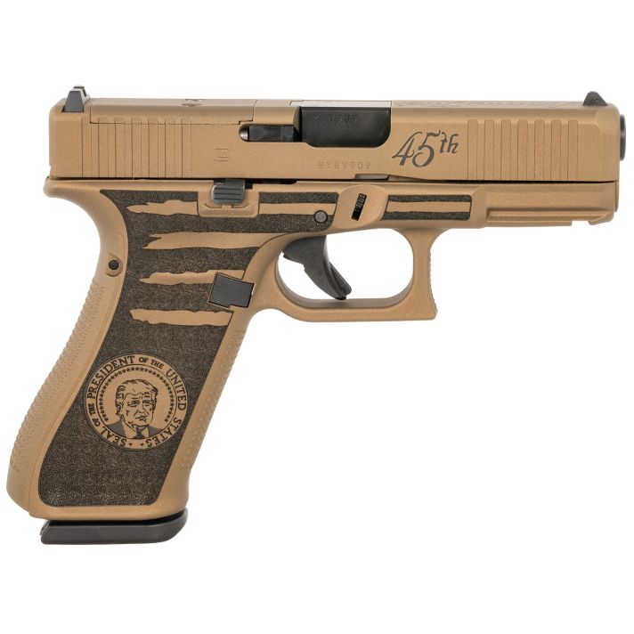 Glock PA455S204MOSPRESBB G45 Gen5 MOS Compact Frame 9mm Luger 17+1 4.02" Black GMB Barrel, MOS Cut/Serrated Steel Slide, Polymer Frame w/Picatinny Rail, Ambidextrous