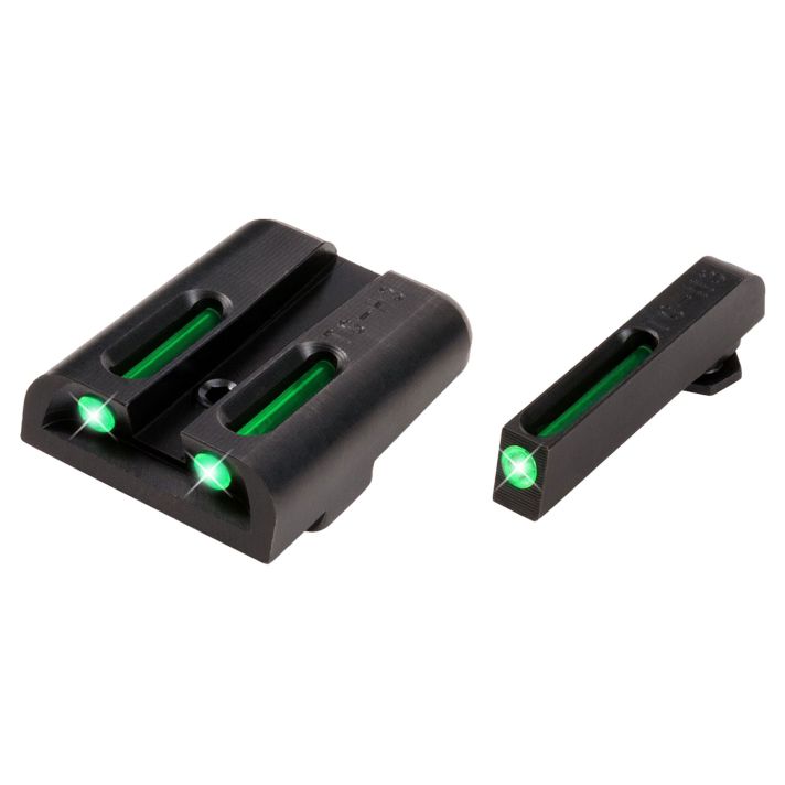 TruGlo TG131GT2 TFOGreen/Tritium/Fiber Optic Front Sight-Green/Tritium/Fiber Optic Rear Sight Glock 20/21