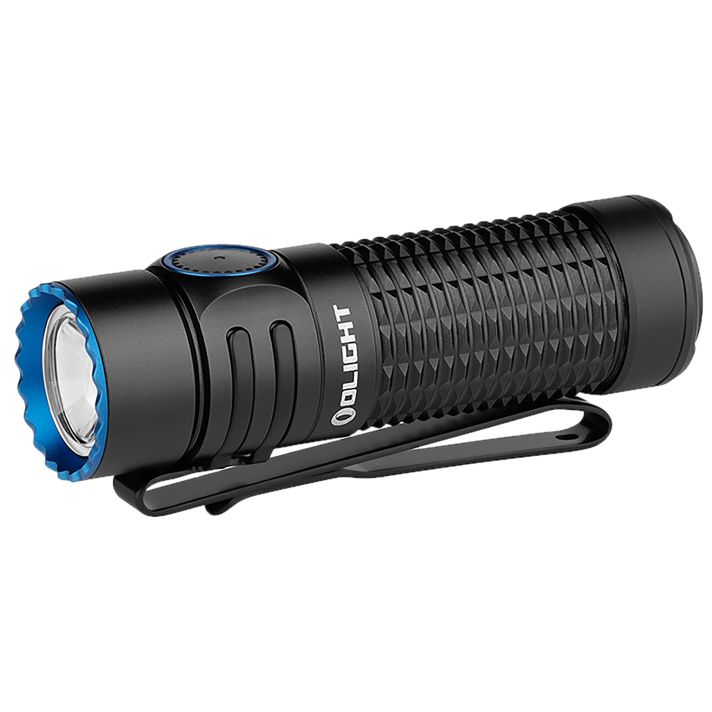 Olightstore Usa Inc WARRIORNANOBK Warrior NanoBlack Anodized 15/60/400/600/1,200 Lumens White LED