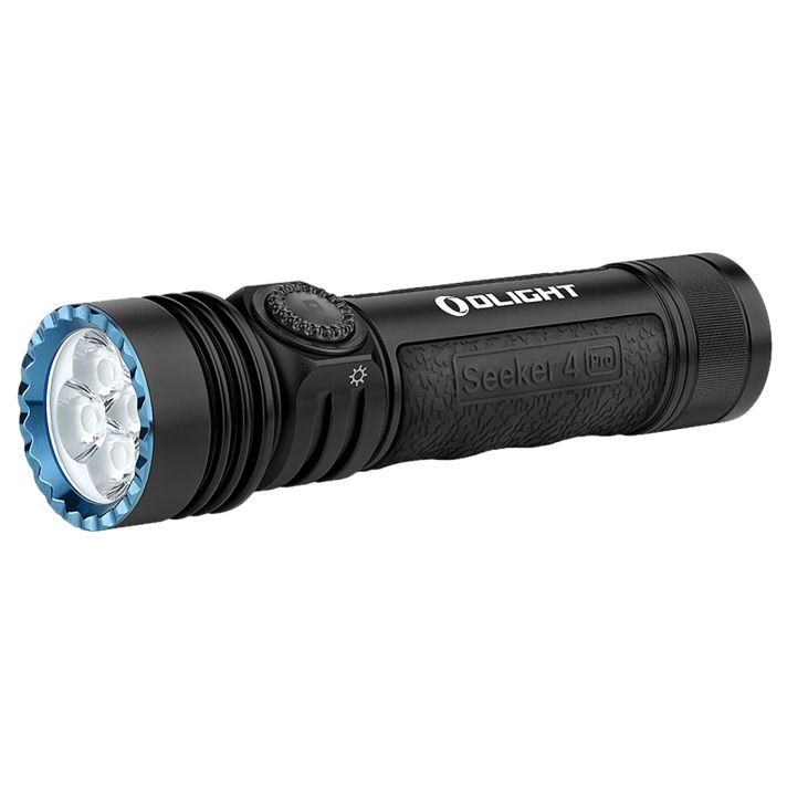Olightstore Usa Inc SEEKER4PROMTBKCW Seeker 4 ProMatte Black 5/50/300/600/1,200/4,600 Lumens White LED