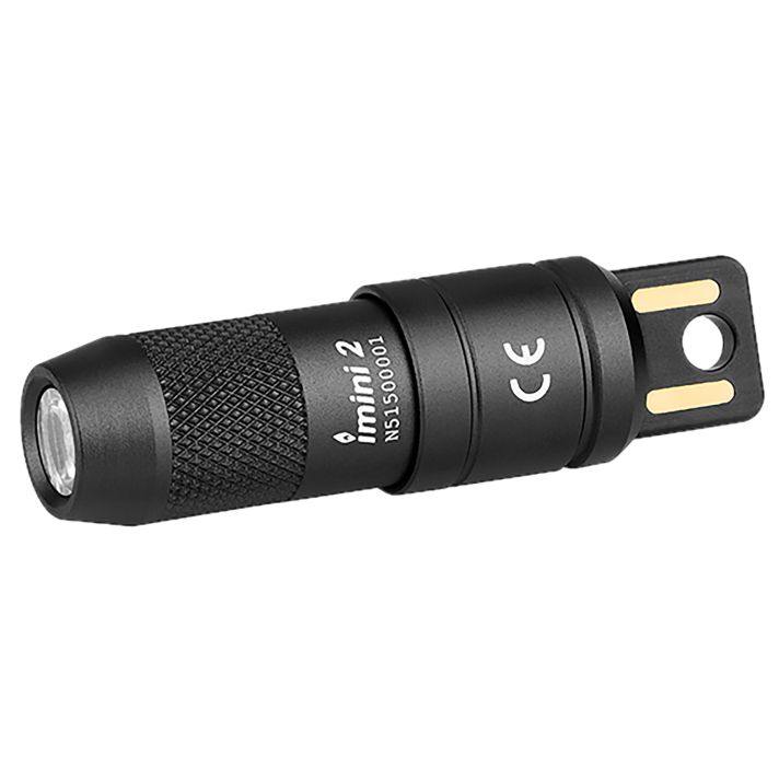 Olightstore Usa Inc IMINI2BK imini 2Black Anodized 50 Lumens White LED