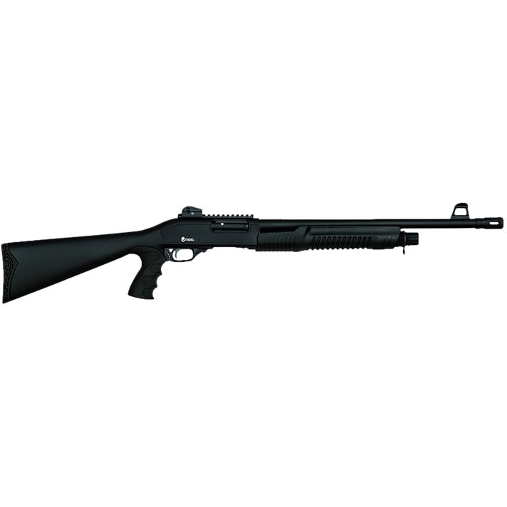 Citadel FRPATMB1220 PAT12 Gauge Pump 3" 3+1 20" Black Steel Barrel, Black Picatinny Rail Steel Receiver, Fixed Black Synthetic Stock