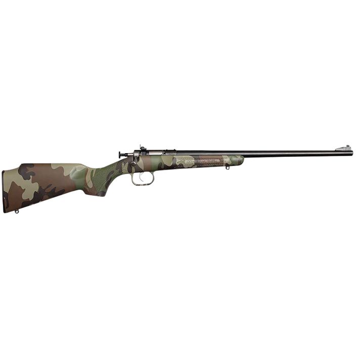 Crickett KSA2170 My First Rifle Gen2 22 S/L/LR Single Shot 16.10" Blued Barrel & Receiver, M81 Woodland Camo Synthetic Fixed Stock, EZ Loader