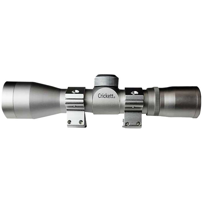 Crickett KSA054S CompactSilver 4x32mm, Includes Rings