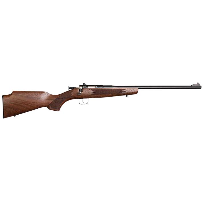Crickett 00002 Deluxe The Original Youth Deluxe Single Shot 16.10" Blued Tapered Barrel, Blued Steel Receiver, Fixed American Walnut Stock, EZ Loader