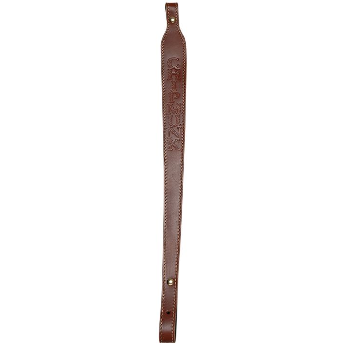 Chipmunk 80021 Rifle SlingBrown Leather Adjustable OAL