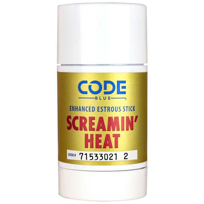 Code Blue OA1418 Screamin' Heat Stick Doe Urine Scent Wax 2.60 oz Scent Stick