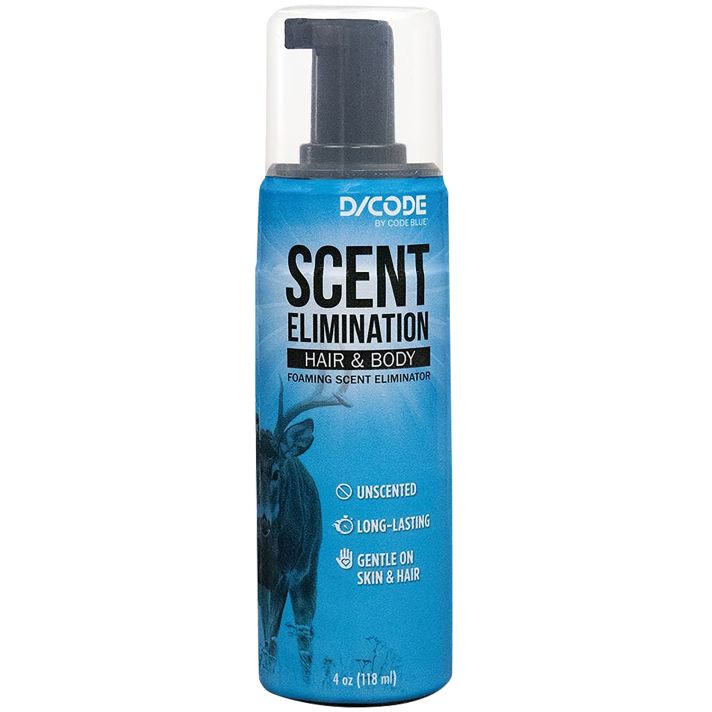 Code Blue OA1435 Hair/Body Foam Scent Eliminator 4 fl oz