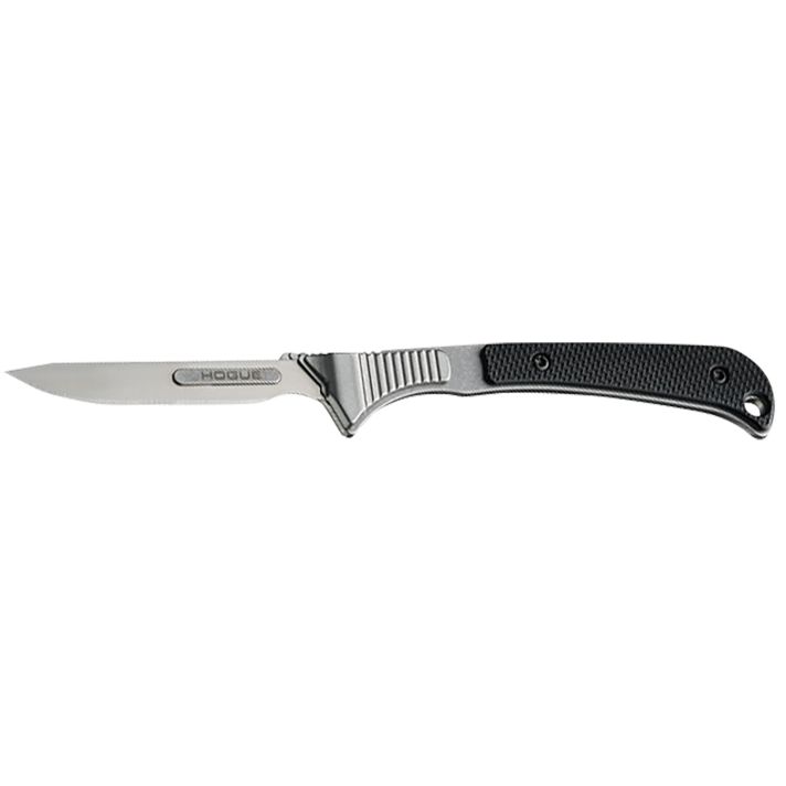 Hogue 35876 Expel2.050" Fixed High Carbon Steel Blade, Black G10 Scales/SS Handle, Includes 3 #60 & 2 #70 blades.
