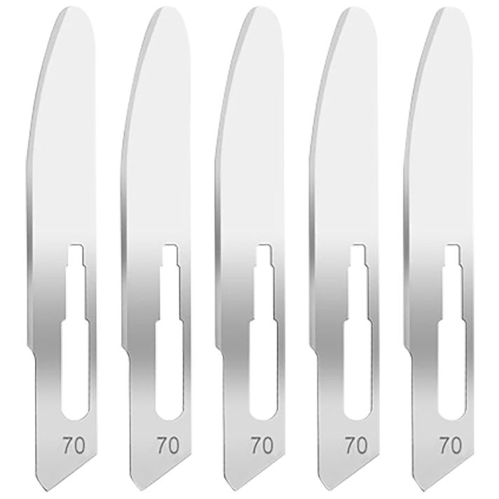 Hogue 35887 Expel Replacement Blades High Carbon Steel Blade #70 5 Blades