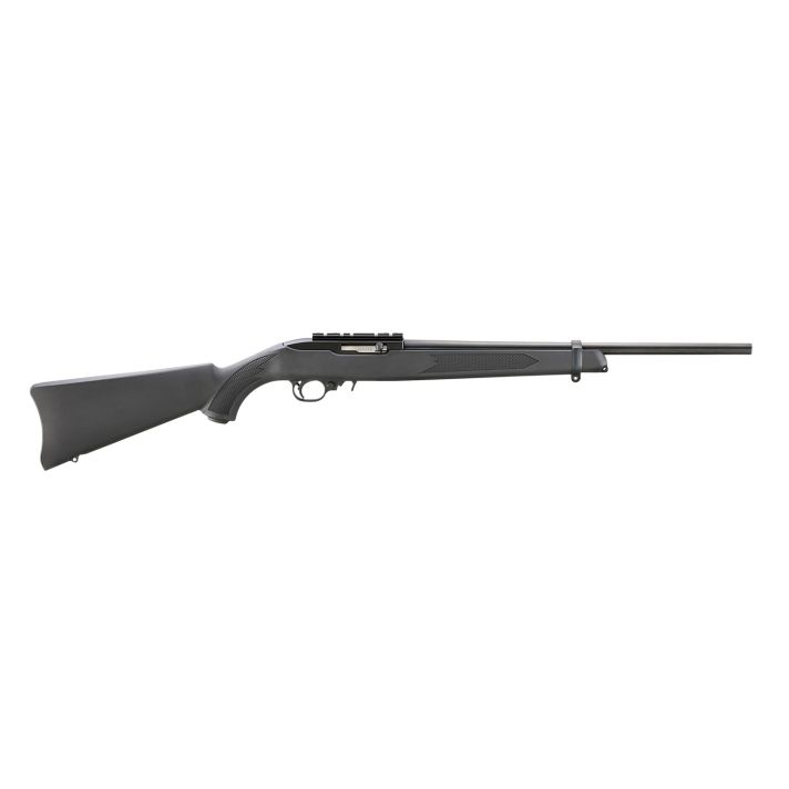 Ruger 31210 10/22 Carbine 22 LR 10+1 18.50" Satin Black Alloy Steel Barrel, Satin Black Picatinny Rail Steel Receiver, Black Synthetic Fixed Stock