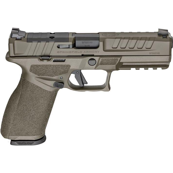 Springfield Armory EC9459GU EchelonMedium Frame 9mm Luger 20+1 4.50" Black Melonite Steel Barrel, OD Green Cerakote Optic Ready/Serrated Steel Slide & Polymer Frame w/Picatinny Rail, Textured Grip
