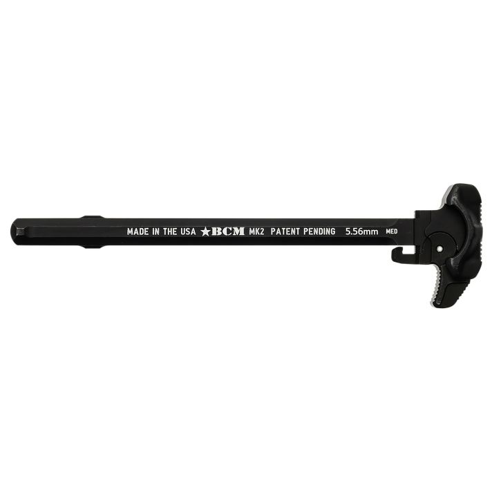 BCM GFHMK2MED Ambidextrous MK2 Charging Handle Compatible w/ Mil-Spec AR-15 Black 7075 T-6 Aluminum