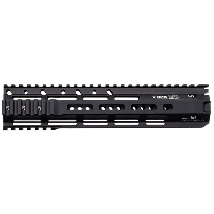 BCM RAIDERM10556BL RAIDER-M13 RailBlack Anodized 10.00" M-LOK Free-Floating Style Made of Aluminum for AR-Platform